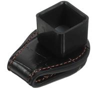 Toyvian Magnetic Leather Pool Chalk Holder for Billiard Portable Design and Decoration Function Black Chalk Holder to Avoid Losing for Pool Table Accessories