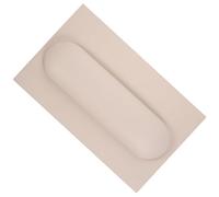Toyvian Manicure Hand Pillow and Desktop Arm Rest Set, 2pcs Nail Art Cushion Table Mat, Milk Coffee Color, Comfortable Hand Rest Cushion for Salon and Home Use