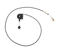 Toyvian Manual Throttle Control Cable for Excavators and Mixer Trucks with 2 Meter Length, Plastic and Alloy Construction, Ensuring Stable Throttle Response and Operational Safety for DIY