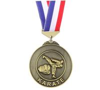 Toyvian Martial Competition Medal Durable Zinc Alloy Award Medal for Judo Events Precision Craftsmanship Versatile Wall Hanging Design Ancient Bronze Finish for Competitions and Training