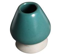 Toyvian Matcha Tea Set Accessory in Green Ceramic Holder Japanese Style Whisk Sturdy Ceramic Material Prevents Whisk Damage and Fading, for Traditional Matcha Tea Ceremony