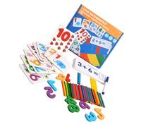 Toyvian Matching Educational Math Teaching Aids for Safe Material Lightweight Fun Learning for Boys and Early Childhood Development