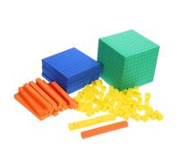 Toyvian Math Learning Cube Colorful Foam for Educational Supplies and Creative Thinking for Primary School Teaching and Home Education Activities