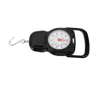 Toyvian Mechanical Handheld Luggage Scale 20kg Capacity Hook Portable Design Accurate Weighing Hanging Scale for Garage and Daily Use Steel and Plastic Construction
