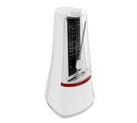 Toyvian Mechanical Metronome for Piano Guitar and Erhu Rhythm Tool with Accurate Beat for Musicians and Beginners White Design