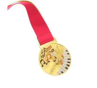 Toyvian Medal for Piano Violin Singing Dance Competitions Wearable Neck Ribbon for Celebrating Achievements Music Events