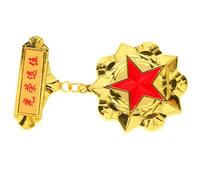Toyvian Memorial Badge Party Medal for Creative Award Pin for Classroom Rewards Party Favors and Game Prizes Vivid Honor Brooch with Smooth Surface for School Ceremonies and Sports Events