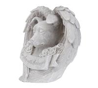 Toyvian Memorial Garden Ornament Angel Pet Statue Resin Dog Tombstone Pet Memorial