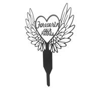 Toyvian Memorial Stake for Deceased Metal Grave Garden Stake Personalised Memorial Plaques