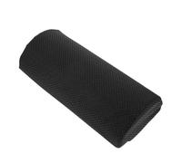 Toyvian Memory Foam Semi-Cylindrical Foot Rest Pad Breathable Black Foot Cushion for Leg and Knee for Comfortable Relaxation and Posture Improvement