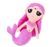 Toyvian Mermaid Plush Doll Cute Stuffed Mermaid for Soft Lightweight for Home Decoration and Soothing Dreamy Keepsake for All Ages