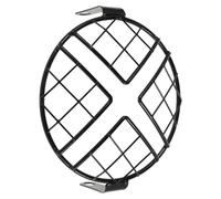 Toyvian Mesh Grill Cover Protector Guard Metal Black Motorcycle Headlight