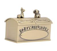 Toyvian Metal Baby Tooth Box with Lovely Animals Patterns for Kids My First Tooth Keepsake Collect Lanugo for Birthday or Christmas Gifts