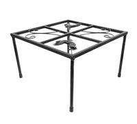 Toyvian Metal Chicken Feeder Holder Water Fountain Rack Durable Coop Feeder Stand for Poultry Farming Sturdy Support Frame for Various Bucket