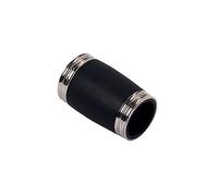 Toyvian Metal Clarinet Adjustable Treble Pitch Two Section Tuning Tube Barrel 50mm Replacement Part Cc02 for Black Clarinet Woodwind Instrument