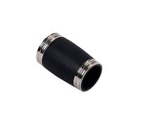 Toyvian Metal Clarinet Tuning Tube Adjustable Two Section for Clarinet Treble Pitch Pipe and Lightweight Woodwind Instrument Accessory Black