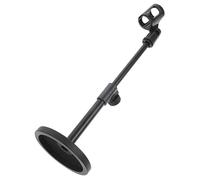 Toyvian Metal Disc Microphone Stand Extendable and Adjustable for Live Streaming and Desktop Use Lightweight Yet Sturdy for Wireless and Wired Microphones
