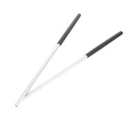 Toyvian Metal Drum Stick Jazz Percussion Instrument Supplies for Stage Performance Silver Practical for Drummers