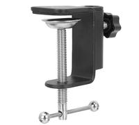 Toyvian Metal Microphone Holder Base Clamp for Desktop Stand, Aluminium Alloy Table Fixed Clip Compatible with Nb35 Mic Arm, Stable Microphone Desk Mount Accessory for Recording