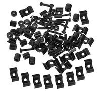 Toyvian Metal String Retainer Bars for Electric Guitar Bass Stable Headstock String Trees with Screws Simple Installation Lightweight Sturdy 10 Set