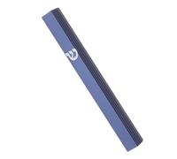 Toyvian Mezuzah Case Elegant Blue Decoration for Jewish Homes Aluminum Alloy with No-hole Design Protects Walls, 12.5cm Traditional Judaica Mezuzah Holder for Door for Entryway and Home