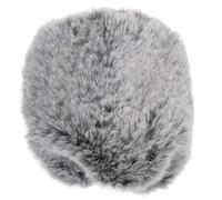 Toyvian Mic Fur Cover Microphone Shield Artificial Plush Furry Windscreen Reduces Noise Anti-Spit for MK4 MK8