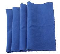 Toyvian Microfiber Polishing Cloths Reusable Dusting Cloths for 4 Pieces
