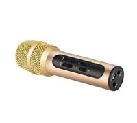 Toyvian Microphone Compatible Professional Handheld Karaoke Singing Microphone Wired External Amp Function Comfortable Hand Feeling for Events Live Performances