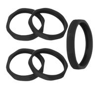 Toyvian Microphone Non-Slip Protective Rings 5Pcs Plastic Anti-Drop Holder for Handheld and Streaming Microphones Stage Use