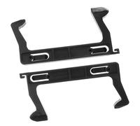 Toyvian Microwave Accessory 2pcs Hook Oven for Door Replacement Latch Repair, Black Pp Material, Easy to Install Sturdy and Practical Replacement Part Kitchen Appliance
