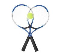 Toyvian Mini Alloy Tennis Racket for Teens Durable Lightweight Sports with Rackets and Ball for Outdoor Parent Play and Junior Tennis Training