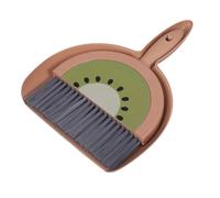 Toyvian Mini Broom and Dustpan Set Brown with Wear-Resistant Pp and Pet Materials, for Car Interior and Bed Cleaning, Compact Desktop Brush for Home and Office Tidying