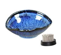 Toyvian Mini Ceramic Flower Pot for Hydroponics Small Desktop Planter with Japanese Style Stylish Multi Use Vase for Tea Table Office Living Flower Arrangement and Indoor Plant Decor