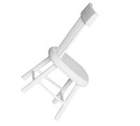 Toyvian Mini Chair: Wooden Miniature Chair For Dollhouse - Diy Dollhouse Furniture Accessories - Small Diningchair For Miniature Layout Decoration