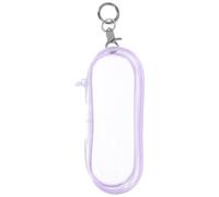 Toyvian Mini Doll Storage Bag with Hanging Buckle Portable Doll Carrying Case for Collectible Figures Toy Storage for Girls Outdoors Purple
