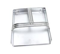 Toyvian Mini Dust Bin Stainless Steel Dustpan Portable Design Easy to Use Kitchen Cleaning Garbage Shovel for Home