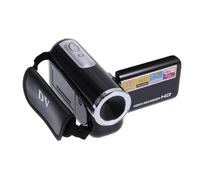 Toyvian Mini Dv Camcorder Digital Camera 16 Million 2.0 Inch Screen Handheld Black Portable Video Recorder for Travel and Vlogging