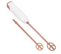 Toyvian Mini Electric Handheld Mixer for Baby Formula and Drinks, Extended Rod Electric Stirrer 2 Warm White Mixing Sticks, Portable Hand Mixer Without Batteries for Juice and Coffee