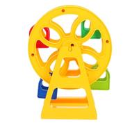 Toyvian Mini Ferris Wheel Train Track Accessory for Sturdy Plastic Construction with Easy Assembly Enhances Hand Eye Coordination and Spatial Awareness Safe Connector for Expanding Railway