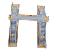 Toyvian Mini Footbridge Building Model for Sand Table Decor DIY Overhead Pedestrian Bridge Ornament Plastic Railway Station Accessory Dollhouse and Photo Prop