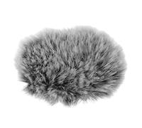 Toyvian Mini Furry Microphone Windscreen Cover for Mic Windproof Wind Noise Reduction Muff Small Windshield Protector Sleeve for Outdoor Audio Recording