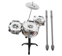 Toyvian Mini Jazz Drum Set for Realistic Musical Interactive Percussion Instrument for Early Development for Boys and Nurtures Love for Music and Rhythm