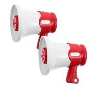 Toyvian Mini Megaphone Keychain Portable Loud Speaker for Kids Voice Amplifier Lightweight Handheld Speaker for Outdoor Events Team Birthday Graduation