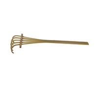 Toyvian Mini Rake 5.31 Inch Five Teeth Bamboo Sand Table Accessory for Zen Garden Meditation and Sand Pattern Smoothing
