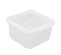 Toyvian Mini Reptile Carrier Transparent Critter Keeper Breeding Box with Ventilated Design for Easy Access and Cleaning for Reptiles and Temporary Quarantine