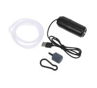Toyvian Mini USB Aquarium Air Pump Silent Aerator for Small Fish Tanks Durable Plastic Oxygen Bubbler Easy Operation for Home and Office Aquariums