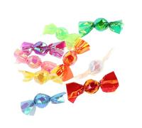 Toyvian Miniature Candy Decorations Resin Nail Art Charms Colorful Flatback Fake Candy Ornaments for Collectors Detailed Sweet Dollhouse Accessories