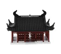 Toyvian Miniature Chinese House Figurine Plastic Ancient Architecture Model for Aquarium and Plant Arrangements Ecobalanced Zen Garden Landscape Decoration with Detailed Traditional Design