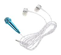 Toyvian Miniature Microphone for Singing Portable Vocal Tiny Mic for Mobile Phones and Tablets for Podcasting Live Streaming and Interviews Lightweight Design Elegant