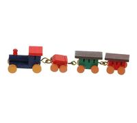 Toyvian Miniature Wooden Train Model for Dollhouse Decor Traditional Train Scene Adornment for Playroom Safe Craft for Boys for Home Kindergarten Photo Props